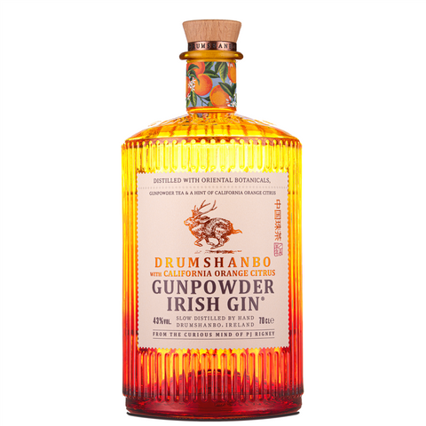 GUNPOWDER IRISH GIN CALIFORNIA ORANGE CITRUS