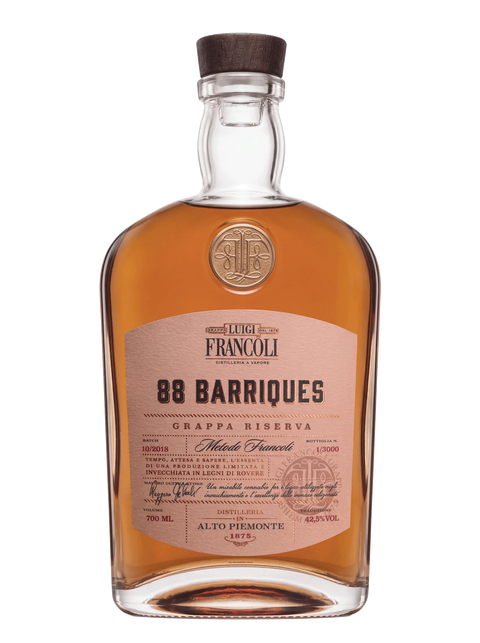 88 BARRIQUES |GRAPPA RISERVA - LUIGI FRANCOLI