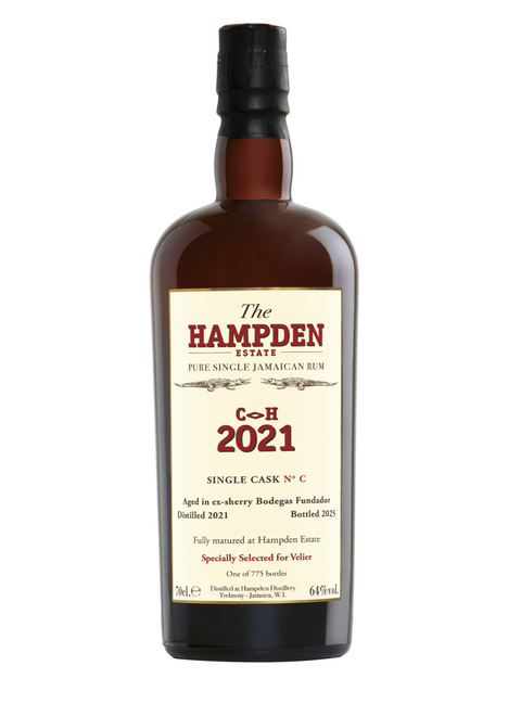 the HAMPDEN 2021 - PURE SINGLE JAMAICAN RUM